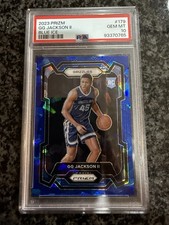 2023-24 Panini Prizm Blue Ice #179 GG Jackson II RC Rookie #/125 PSA 10 GEM MINT
