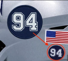 Marshawn Kneeland Memorial Patch Dallas Cowboys Patch similar to helmet decal 94