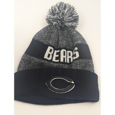 Chicago Bears Knit Beanie Hat Thermal Fleece Lined Pom Winter NFL Cold Weather