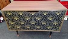 Stylish Modern Sideboard  with shelving and in excellent condition.