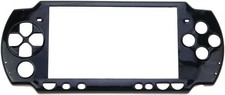 Black Faceplate Front Cover Case for PSP 1001 1000 Replacement Shell