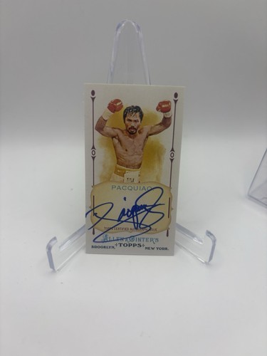 2011 Topps Allen & Ginter's - Framed Mini Autographs Manny Pacquiao #AGA-MPA
