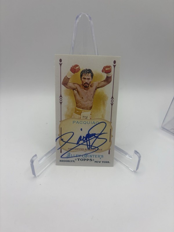 2011 Topps Allen & Ginter's - Framed Mini Autographs Manny Pacquiao #AGA-MPA