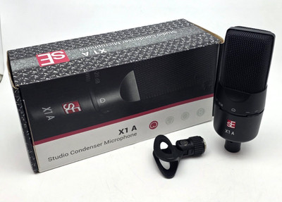 SE Electronics X1 A Kondensator Mikrofon verpackt mit Mikrofonclip