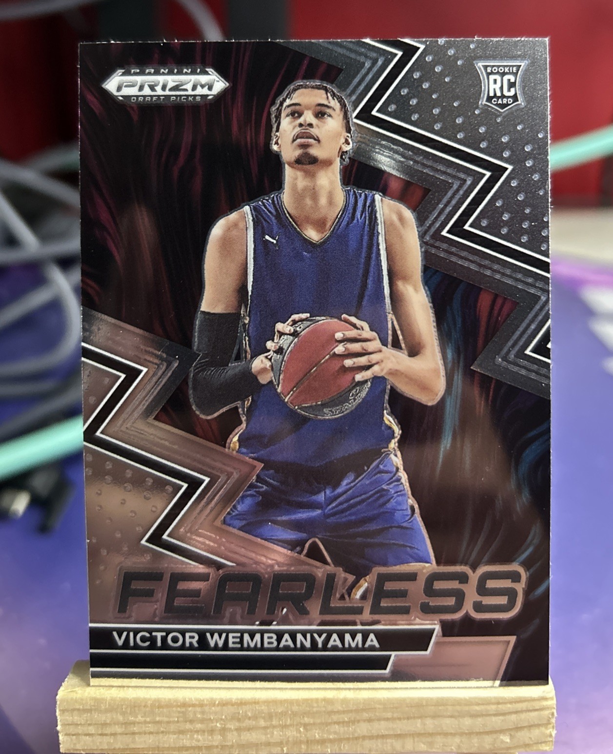 2023 Panini Prizm Draft Picks - Fearless Victor Wembanyama #1 Silver Prizm (RC)