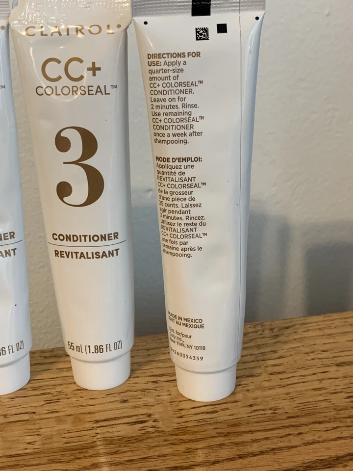 3 Clairol CC + Color-seal Step 3 Conditioner 1.86 Fl Oz Each Nice & Easy LOT New - Image 4 of 4