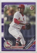 2019 Bowman Prospects Purple 169/250 Genesis Cabrera #BP-142 s3g