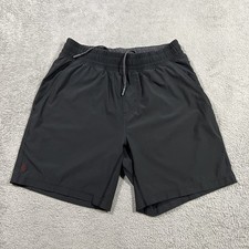 Rhone Shorts Mens Small Black Athletic Performance Training Gym Running Stretch