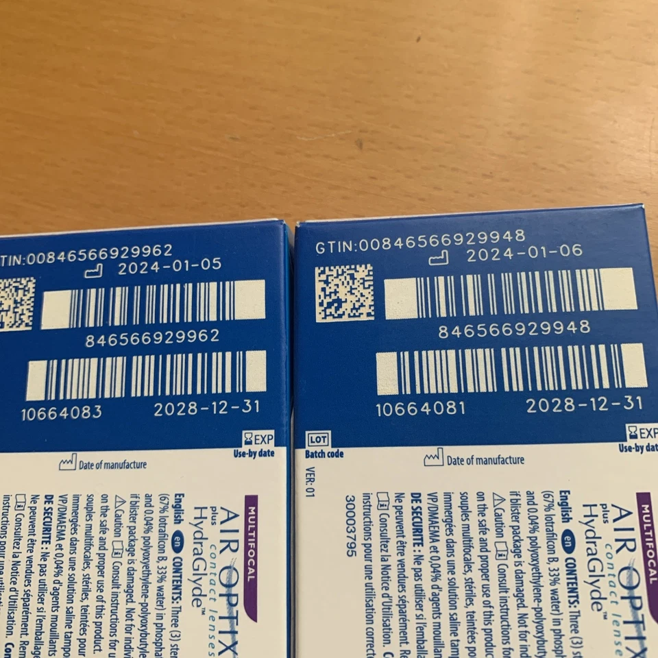 Alcon Multifocal Air Optix plus HydraGlyde 3er Pck.NEU - Bild 3 von 4