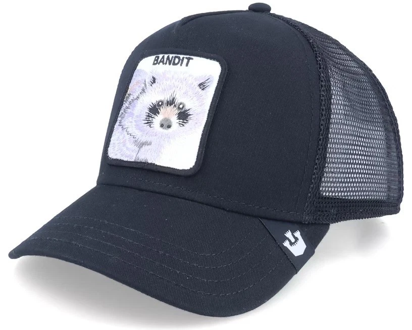 [101-0379] "BANDIT" Goorin Bros Black Adjustable Cap The Bandit New With Tag