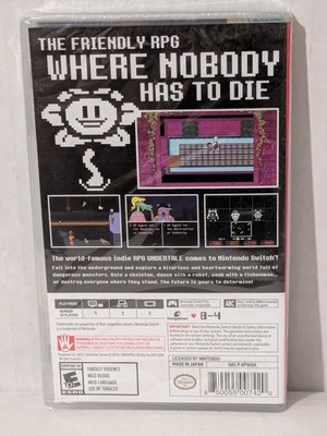 Nintendo Switch 本体　Undertale付 Undertale - Standard Edition (Nintendo Switch, 2018) for