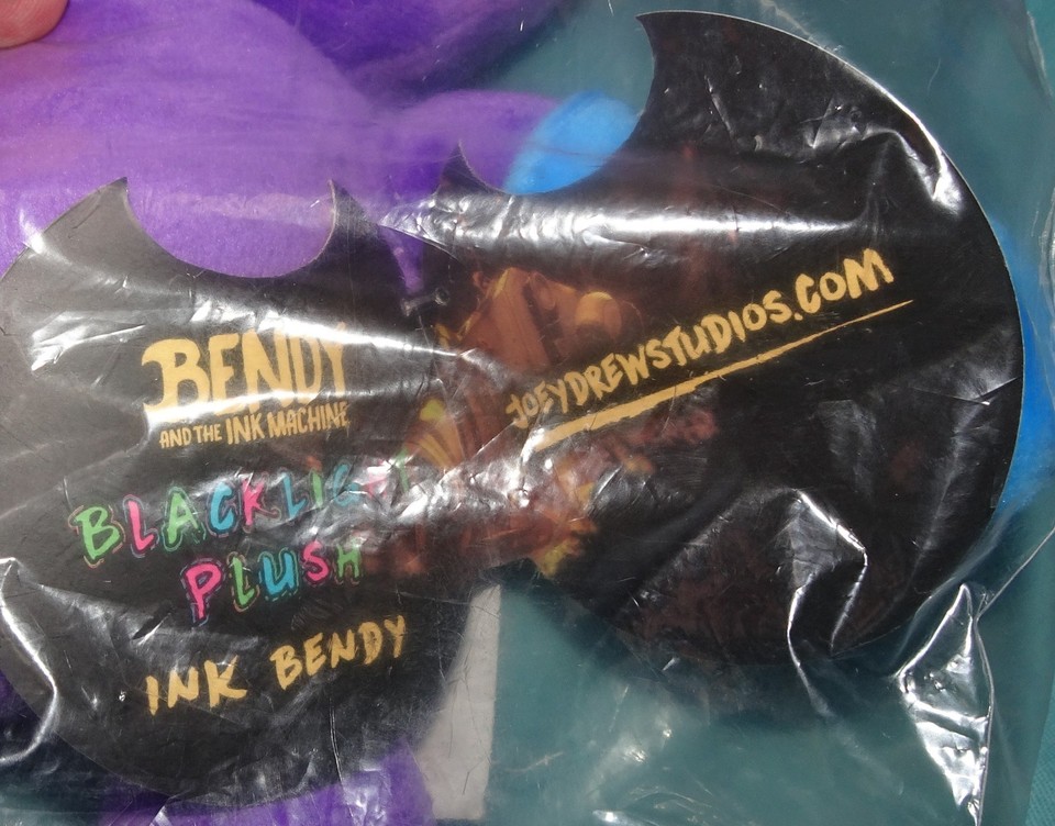 NEW = BENDY AND THE INK MACHINE BLACKLIGHT BENDY PLUSH | eBay
