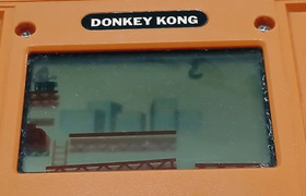 Nintendo Game and Watch Donkey Kong DK-52 Multi Screen Handheld -For parts only