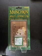Munchkin Jolly Jumbo D6 Green Dice ~ Steve Jackson Games