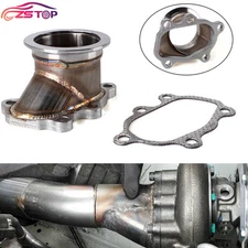 For GT25 GT28 T25 T28 Turbo Down Pipe 5 Bolt Flange to 2.5" 63mm V Band Adapter