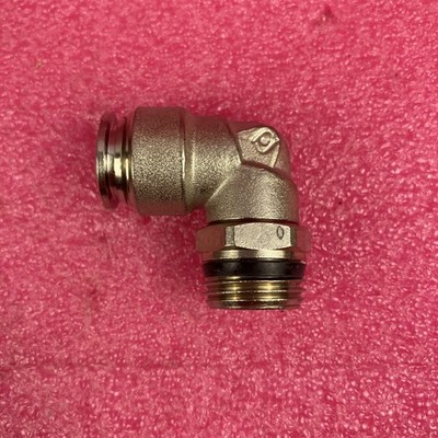 AIGNEP 1/2 NPT/BSP Male Thread x 12mm Push to Connect Brass 90° Swivel Elbow