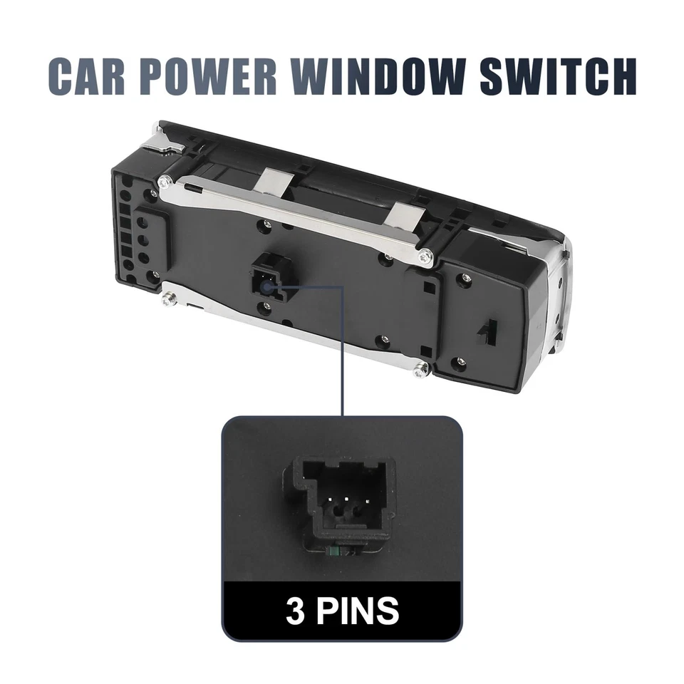 Master Driver Side Power Window Switch 1669054300 for Mercedes-Benz B250e 2016 - Image 4 of 4