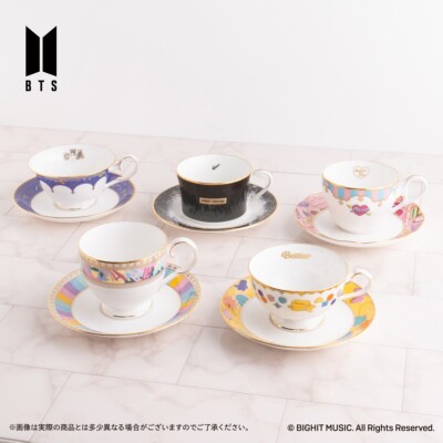 防弾少年団(BTS) - Noritake Cup＆Saucer set BTS Noritake tea set BTS collaboration 5sets | eBay