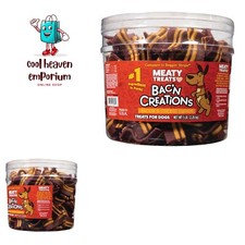 5 lb. Bacon  Cheese Dog Treats Tub - Chewy  Irresistible Snack for All Breeds