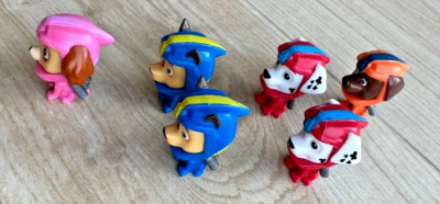 Paw Patrol Figuren Rescue Racer Pups Skye, Chase, Marshall, Zuma