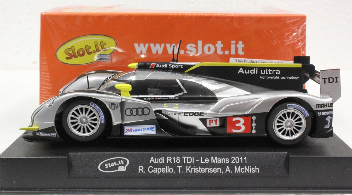 slot.it Audi R18 TDI 新品未使用品 Slot It SICA24C Audi R18 TDI 24h Le Mans 2011, #3 1/32 Slot