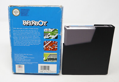 VINTAGE 1988 80s NINTENDO ENTERTAINMENT SYSTEM NES PAPER BOY