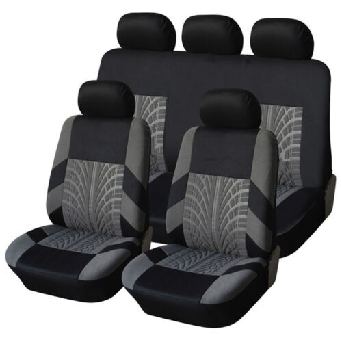 Universal Auto Seat Covers Car Truck SUV Van 5 Seater Front Rear Protector Kit - Picture 2 of 12