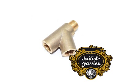 Y-Stück Adapter Öldruckschlauch Öldruckinstrument Triumph Spitfire GT6 TR2-TR6