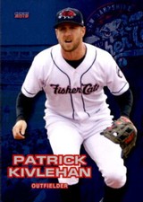 2019 New Hampshire Fisher Cats Choice 12 Patrick Kivlehan Nyack New York NY Card