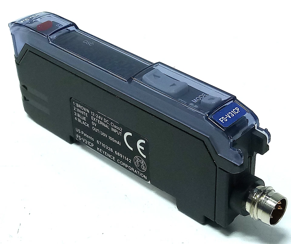 KEYENCE FS-V31CP 12-24 V DC 100 mA Fiber Optic Photoelectric Switch - Image 3 of 4