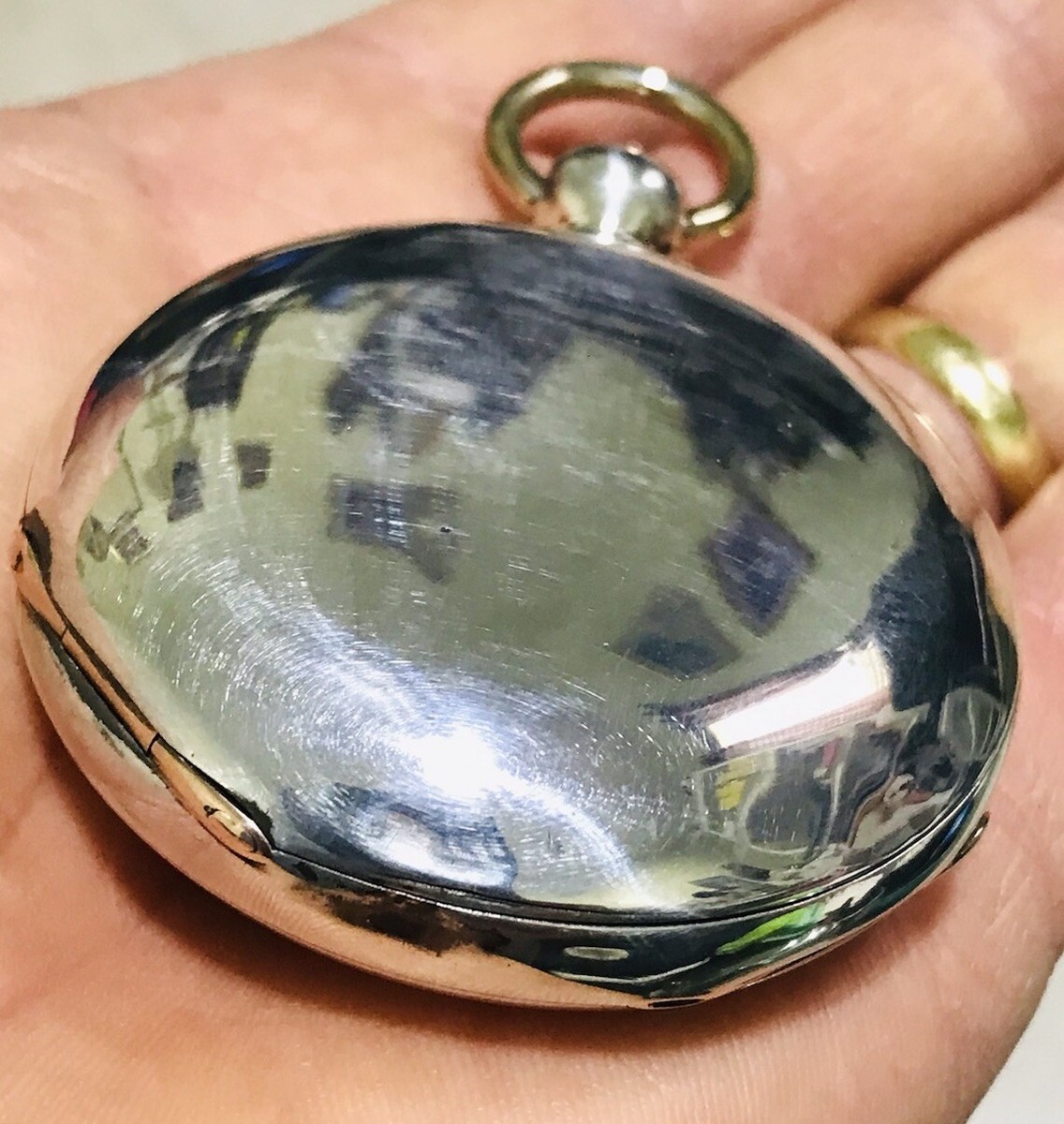 Antique 1887 Elgin 18s Coin Silver Sterling Pocket Watch Runs 172g