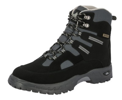 Winterschuh schwarz LICO Flake Schnürung Comfortex-Klimamembrane Herren