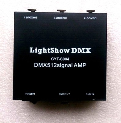 4-channel Signal Splitter 1 Input 4 Outputs DMX512 Signal Isolation Amplifier