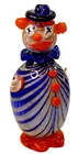 Vintage Murano Hand Blown Multi-colored glass Rolly Polly  Clown 10"