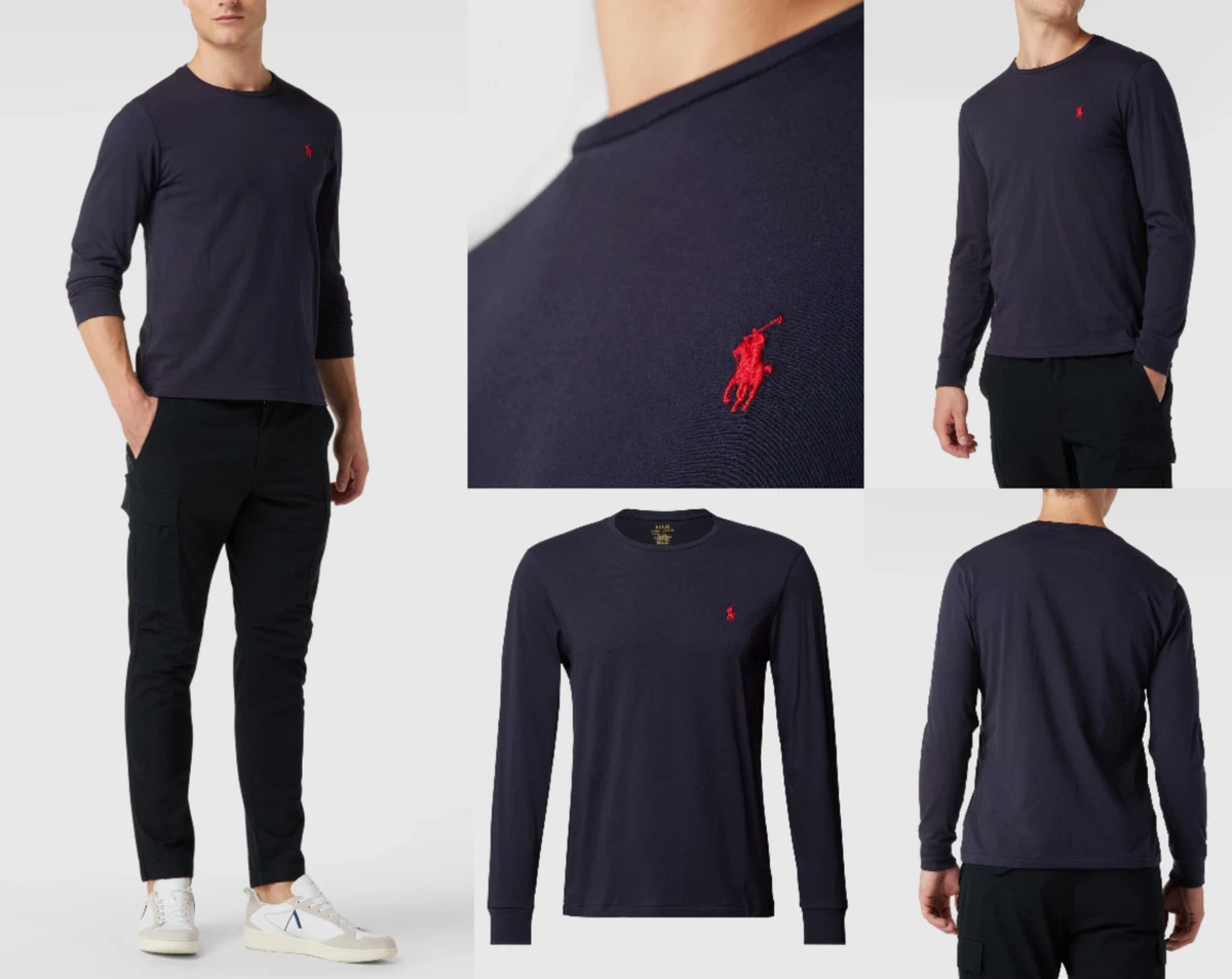 T-shirt slim fit manches longues