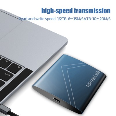 1/2/4T Typ-C Externe Festplatte Tragbar und leicht für Win 7/8/10/XP für Android