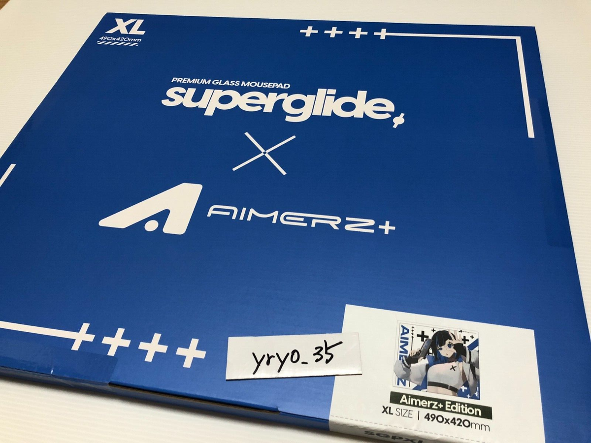 Aimerz Edition Superglide Glass Mousepad Pulsar Yuzu Gaming Aimerz Edition Superglide Glass Mousepad Pulsar Yuzu Gaming