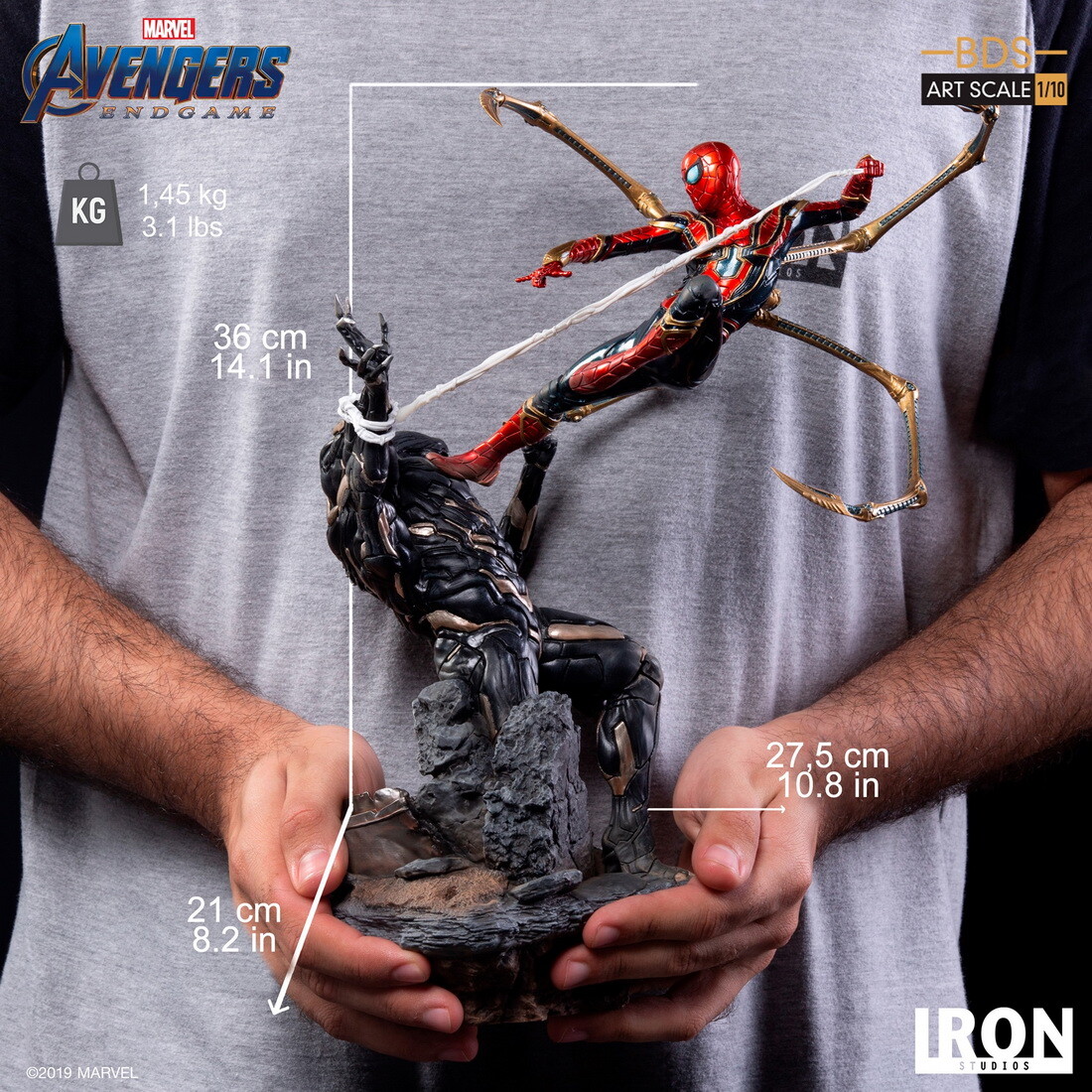 iron studios スパイダーマン　エンドゲーム アベンジャーズ／エンドゲーム』の「アイアン・スパイダー」が1
