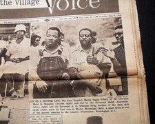 POOR PEOPLE'S CAMPAIGN March & Gerry Garcia - Pigpen Photo 1968 Village Voice