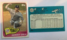2021 Topps series 2 gerrit cole pitcher redux T65-35 NY Yankees baseball cards🥎