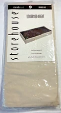STOREHOUSE UNDERBED STORAGE CHEST BAG CREAM 42 X 18 X 6 NIP