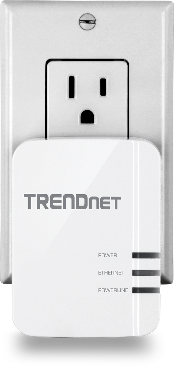 ルーター・ネットワーク機器 TRENDnet Powerline 1300 AV2 Adapter Kit Powerline 1300 AV2 Adapter with Built-in Outlet - TRENDnet TPL-423E