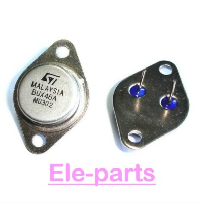 2 Transistors BUX48A TO-3 - 15A 400-450V Pour Amplis Et Alimentations Haute Puissance