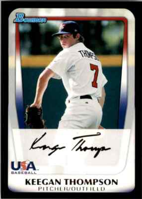 2011 Bowman Draft Prospects Keegan Thompson #BDPP107 Team USA