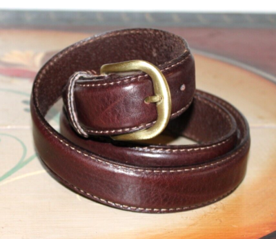 Diego Toscani Italy Leather Belt DIEGO TOSCANI Leather Belt in Dark Brown Men main image 2