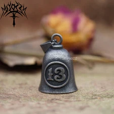 Motorcycle Biker Bell Hanger Number 13 Biker Skull Guardian Bell Fits Harley Men