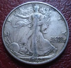 1942-S WALKING LIBERTY HALF DOLLAR IN VF-EF CONDITION