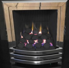 Gas Fire Replacement Cast Coals 20 Ceramic Standard Oval Coals Bio Ethanol LPG