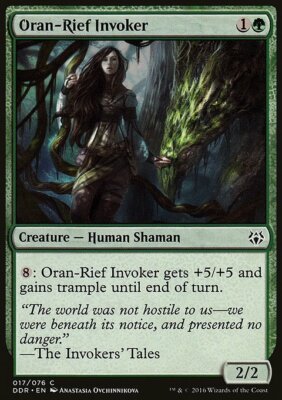 Magic the Gathering MTG Oran-Rief Invoker (17) DD Nissa vs. Ob Nixilis   LP
