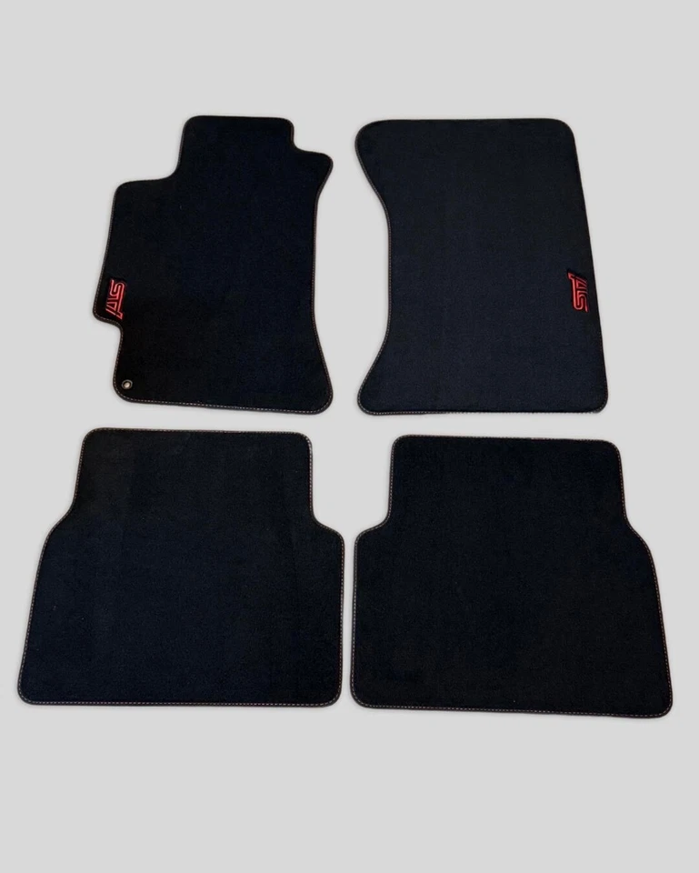 Subaru Impreza WRX STI Floor Mats Caprets Black fabric Impreza GD 2002-2007 LHD - Image 3 of 4